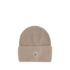Moncler Beige Wool Beanie