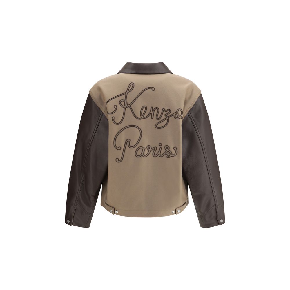 Kenzo Brown Leather Jacket