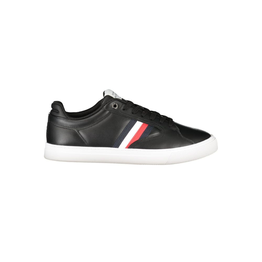 Pantofi sport Tommy Hilfiger negri din piele pentru bărbați