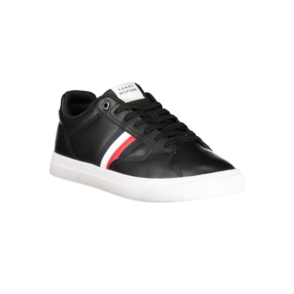 Pantofi sport Tommy Hilfiger negri din piele pentru bărbați