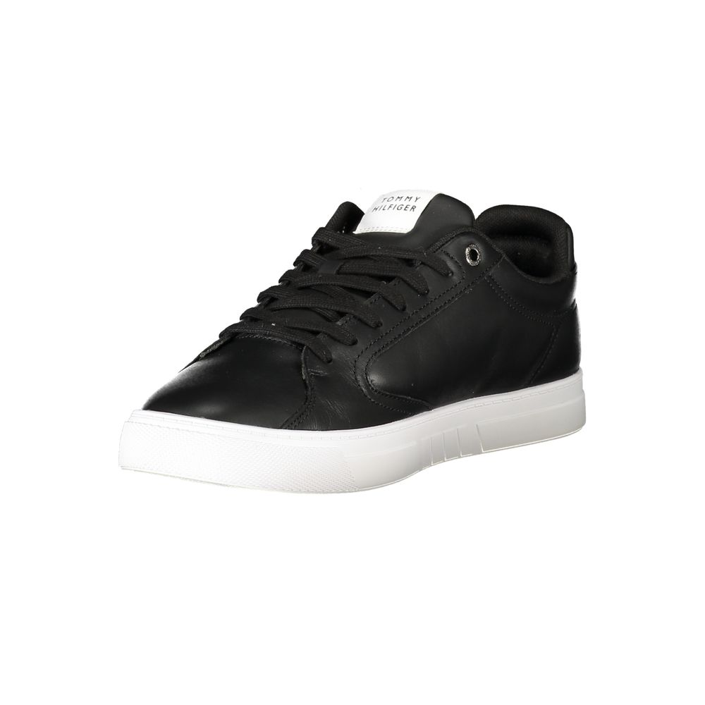 Pantofi sport Tommy Hilfiger negri din piele pentru bărbați
