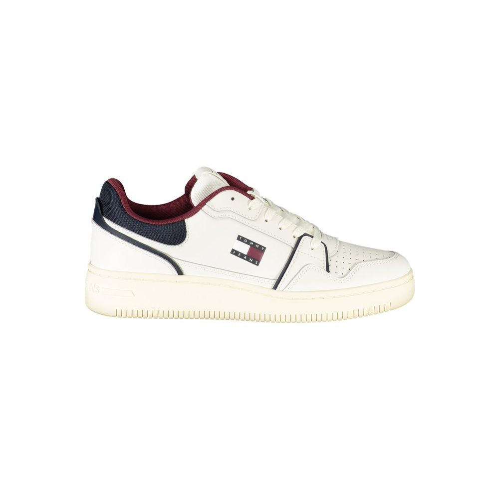 Pantofi sport Tommy Hilfiger din piele albă pentru bărbați