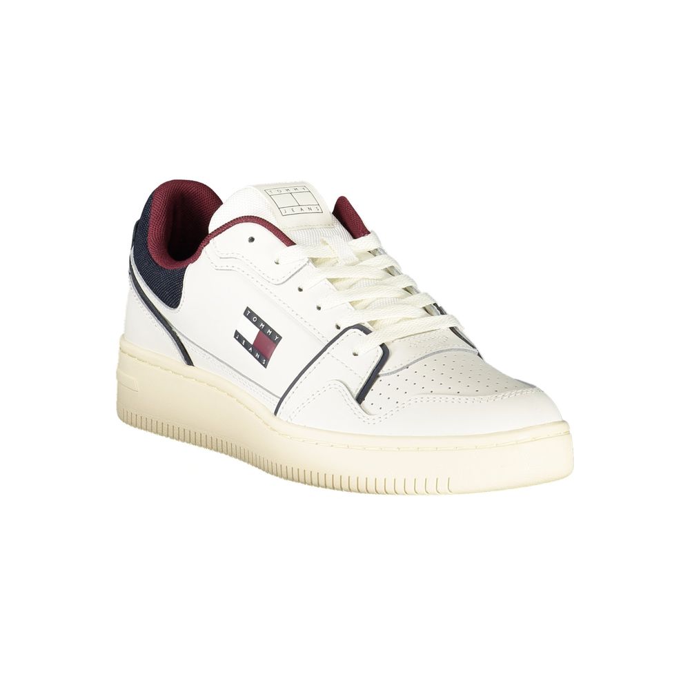 Pantofi sport Tommy Hilfiger din piele albă pentru bărbați