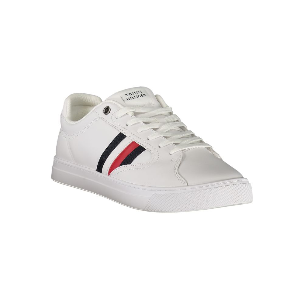 Pantofi sport Tommy Hilfiger din piele albă pentru bărbați