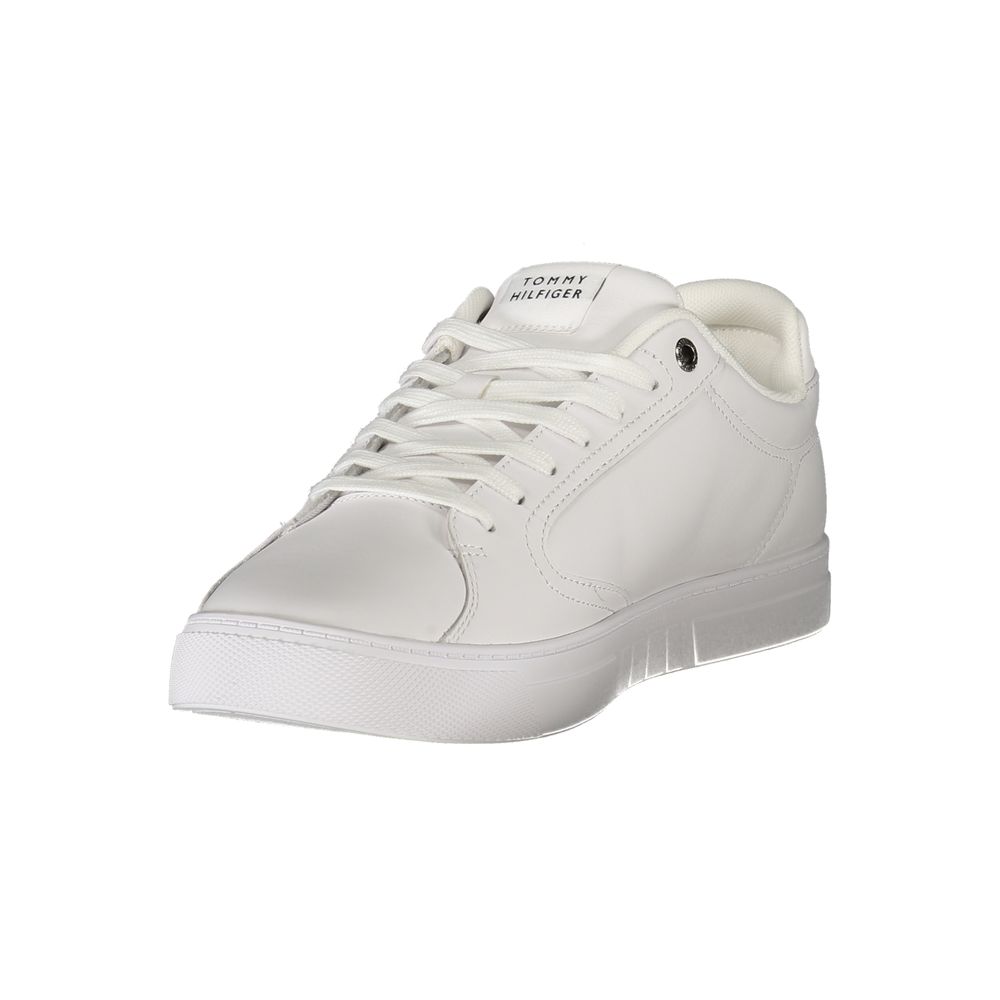 Pantofi sport Tommy Hilfiger din piele albă pentru bărbați