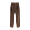 Dolce & Gabbana Brown Cotton Casual Pants
