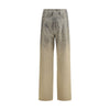 Golden Goose Bicolor Cotton Straight-Leg Jeans
