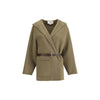 Jacob Cohen Brown Fleece Wool Coat