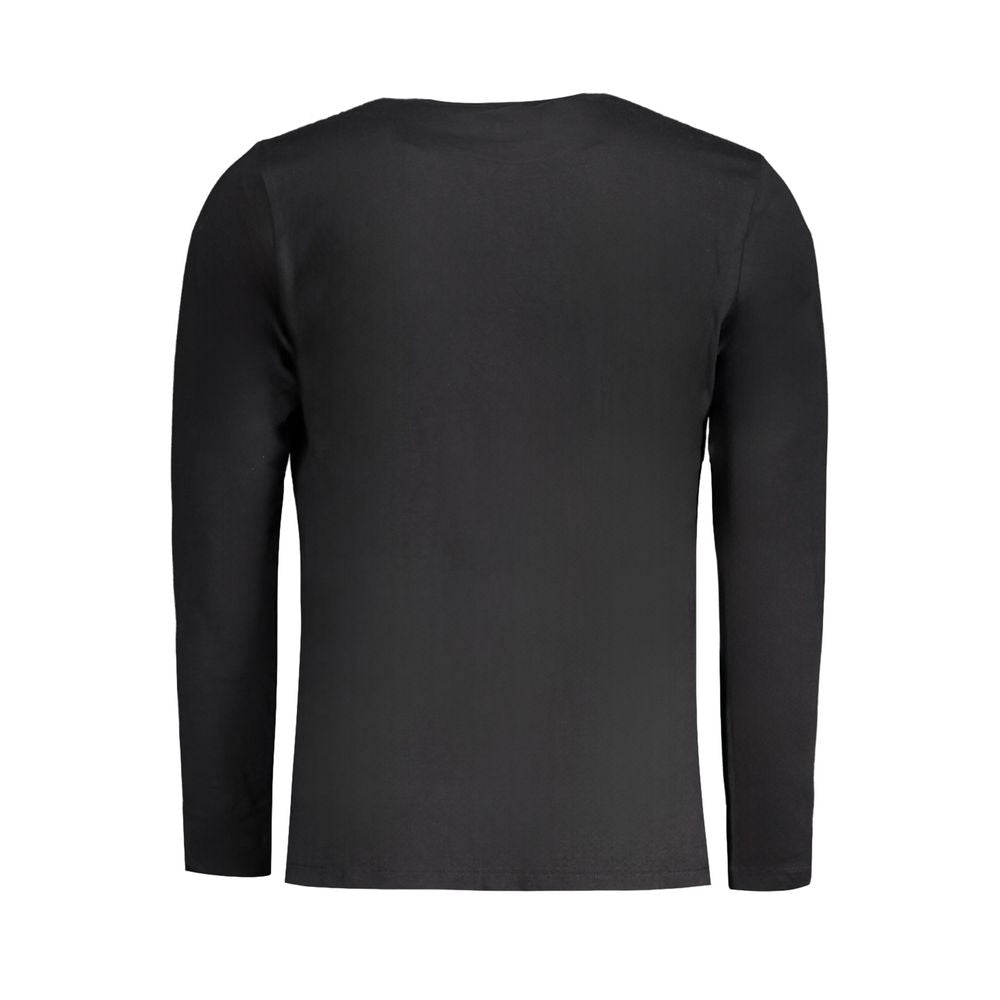 Tricou negru din bumbac Pepe Jeans
