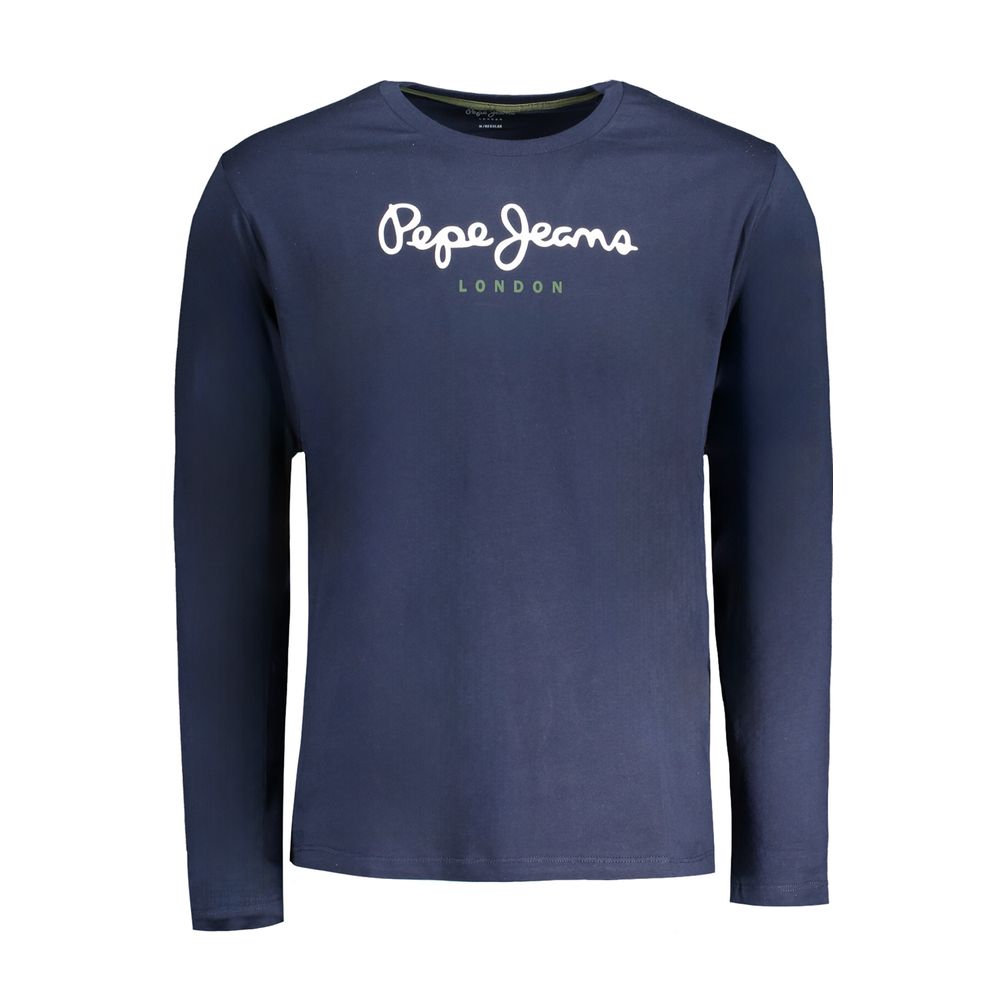 Tricou Pepe Jeans albastru din bumbac