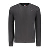 Tommy Hilfiger Black Cotton Men Sweater