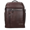 Piquadro Brown Leather Backpack