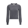 Ami Paris Gray Cashmere Cashmere Sweater