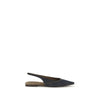 Balerini Brunello Cucinelli Denim cu slingback