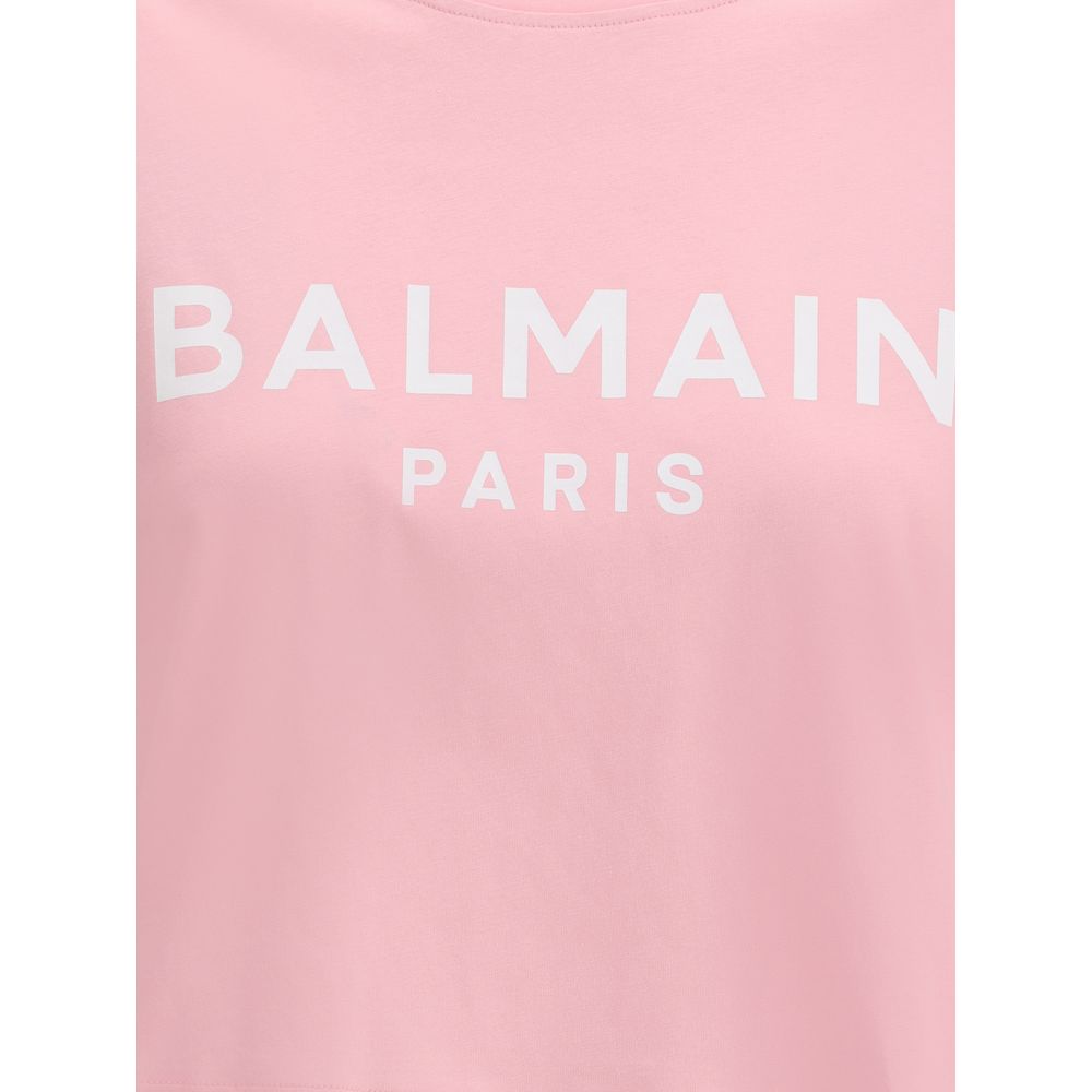 Tricou cu logo Balmain