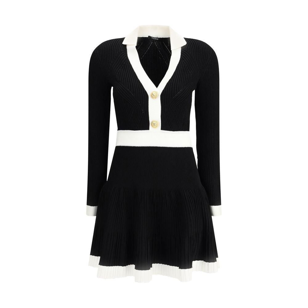 Rochie scurtă din tricot Balmain