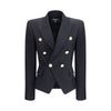 Balmain Black Wool Blazer