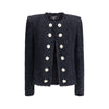 Balmain Black Polyamide Coat