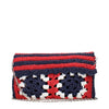 Miu Miu Multicolor Raffia Clutch Bag