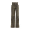 Etro Brown Leather Pants