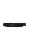 Max Mara Black Leather Regular Belt