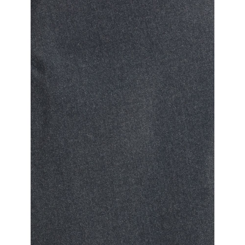 Vivienne Westwood Gray Wool Mini Skirt