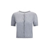 Lisa Yang Gray Cashmere Cardigan