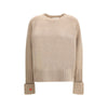 Tory Burch Beige Merino Wool Sweatshirt