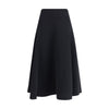 Jacquemus Black Cotton Midi Skirt