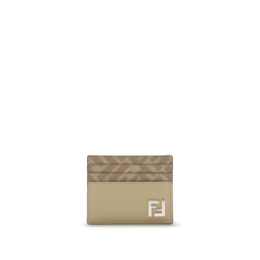 Fendi Beige Calf Leather Bos Taurus Wallet