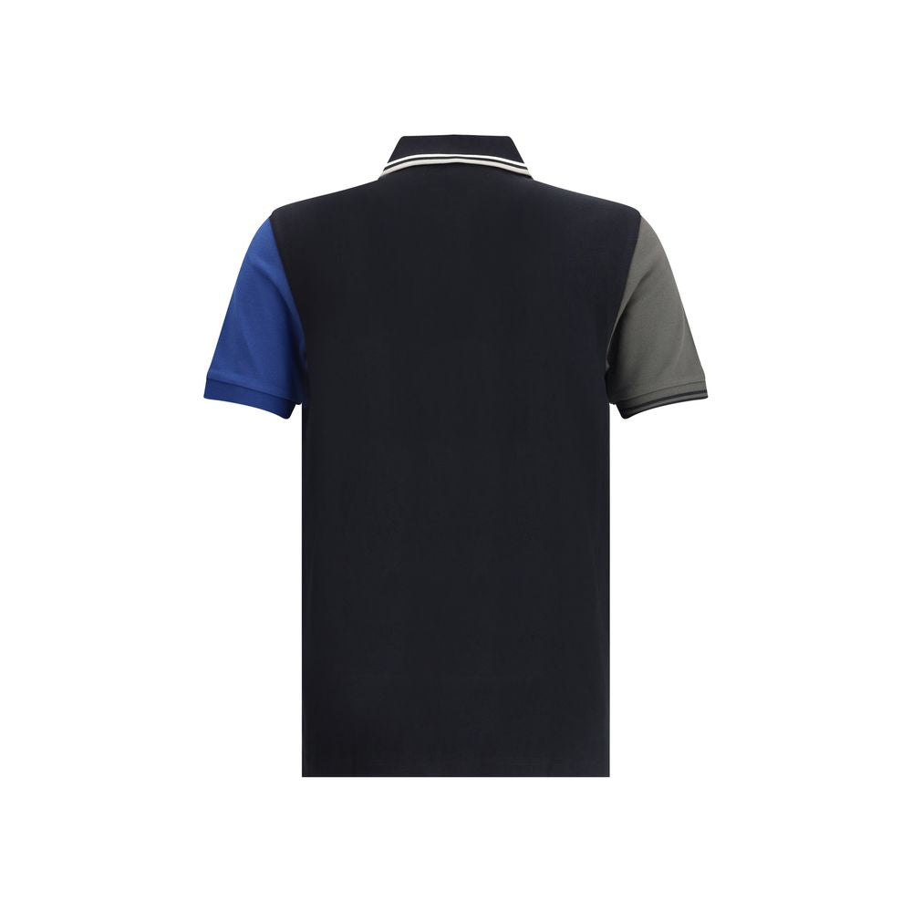 Polo negru Comme Des Garçons cu mâneci scurte