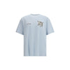 Represent Light Blue Cotton T-Shirt