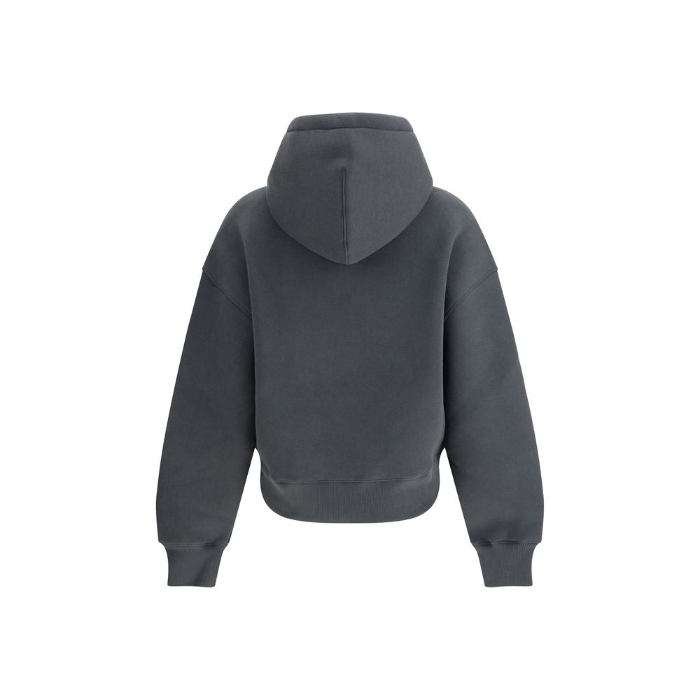 Ami Paris Gray Cotton Sweatshirt