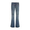 Coperni Blue Polyester Flared Jeans