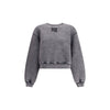 Hanorac cu guler rotund și logo în relief Alexander Wang