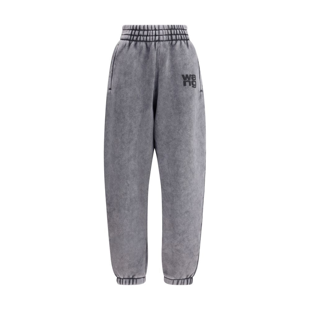 Pantaloni sport clasici Alexander Wang Essential Terry, cu burete