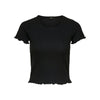 Only Black Polyester T-Shirt