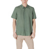 Antony Morato Green Lyocell Shortsleeve Shirt