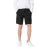 Armani Exchange Black Polyamide Bermuda Shorts