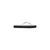 Armani Exchange Black And White Rubber Flip-Flop Sandals