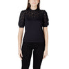 Morgan De Toi Black Cotton T-Shirt