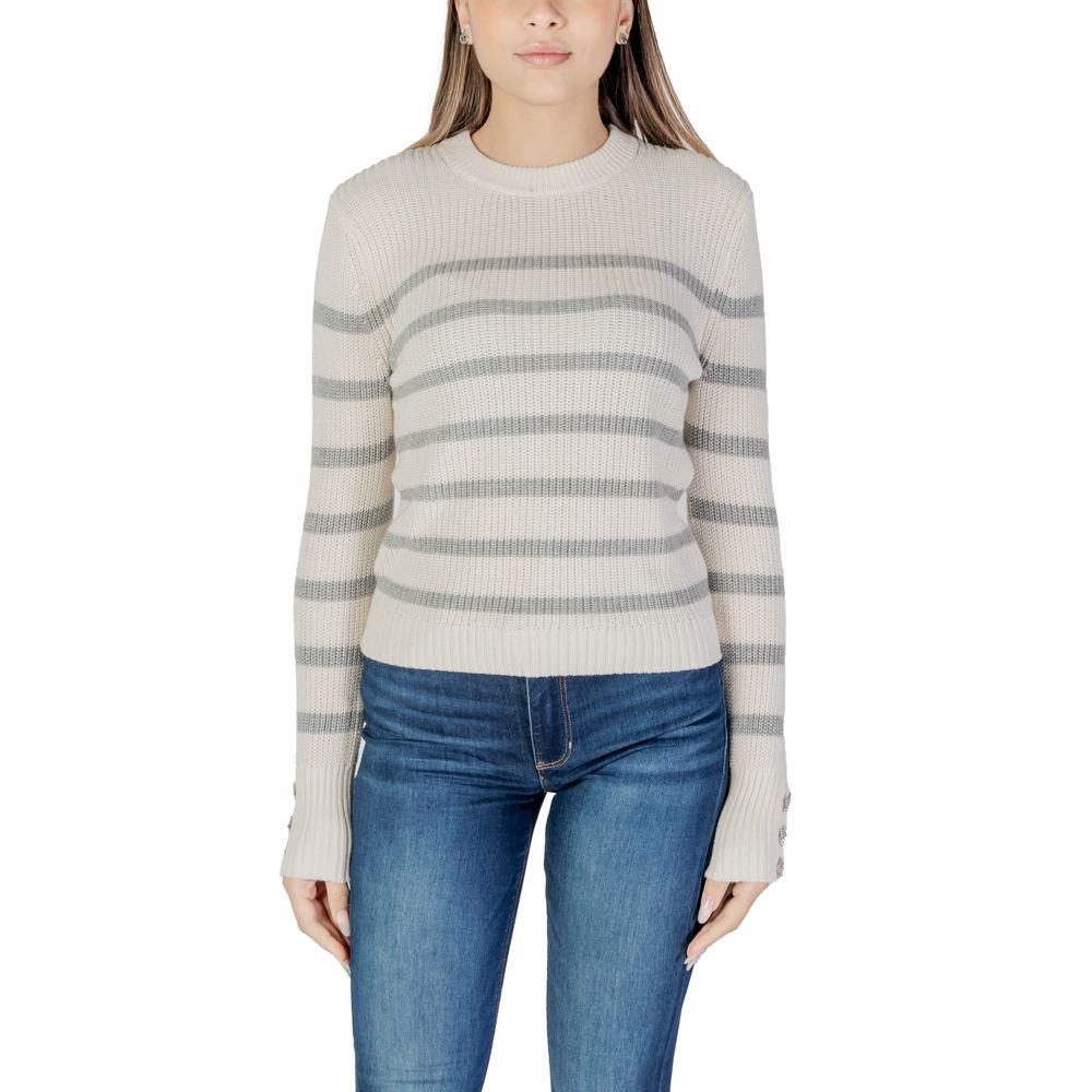 Morgan De Toi Cream Cotton Sweater