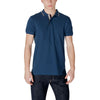Colmar Originals Blue Cotton Polo Shirt