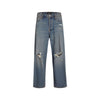 Jack Jones Blue Cotton Relaxed Fit Jeans