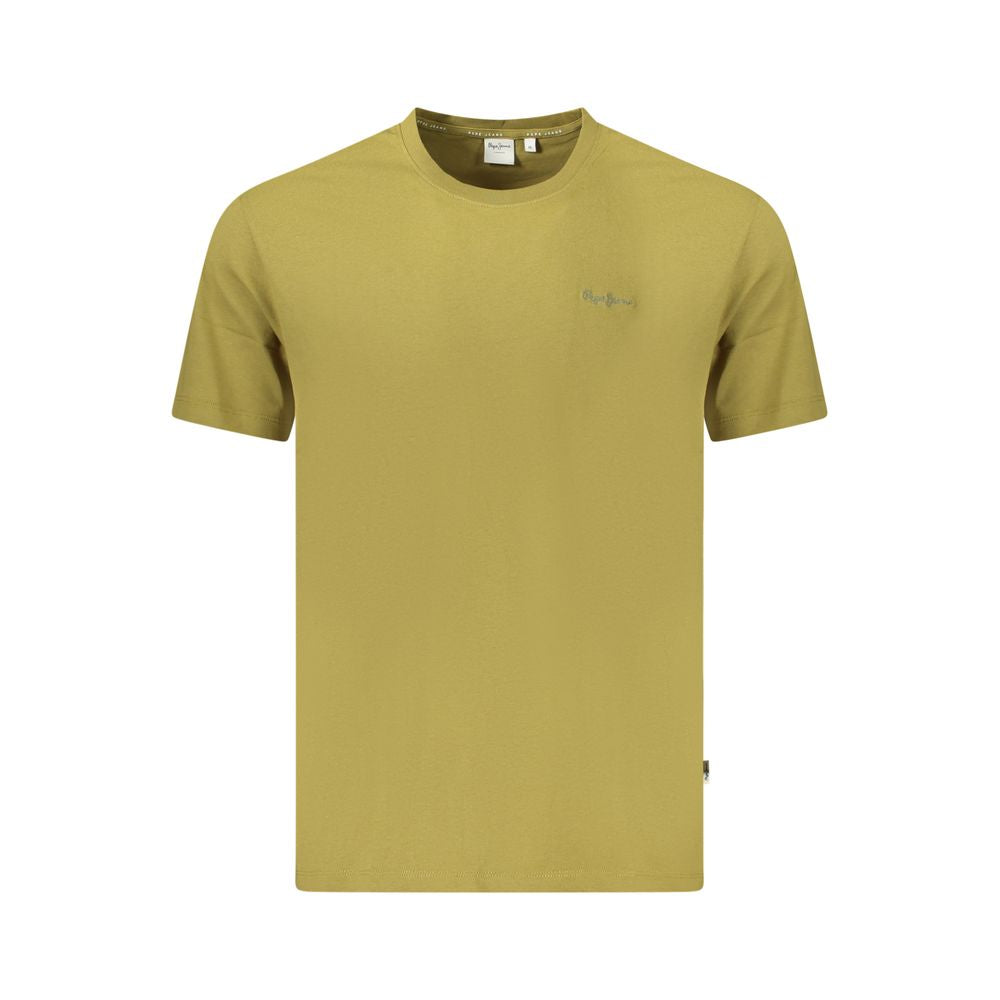 Tricou Pepe Jeans verde din bumbac pentru bărbați
