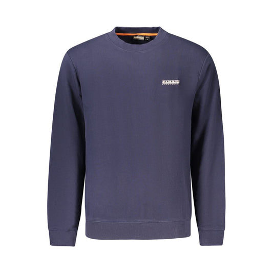 Napapijri Blue Cotton Men Sweater