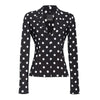 PINKO Black Viscose Women Blazer