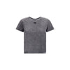 Alexander Wang Gray Cotton T-Shirt