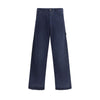 Margiela Blue Cotton Casual Pants