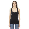 Just Cavalli Black Viscose Tank Top